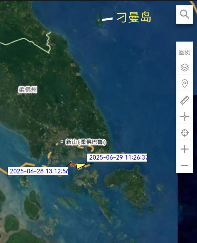 英国航母硬闯南海台海