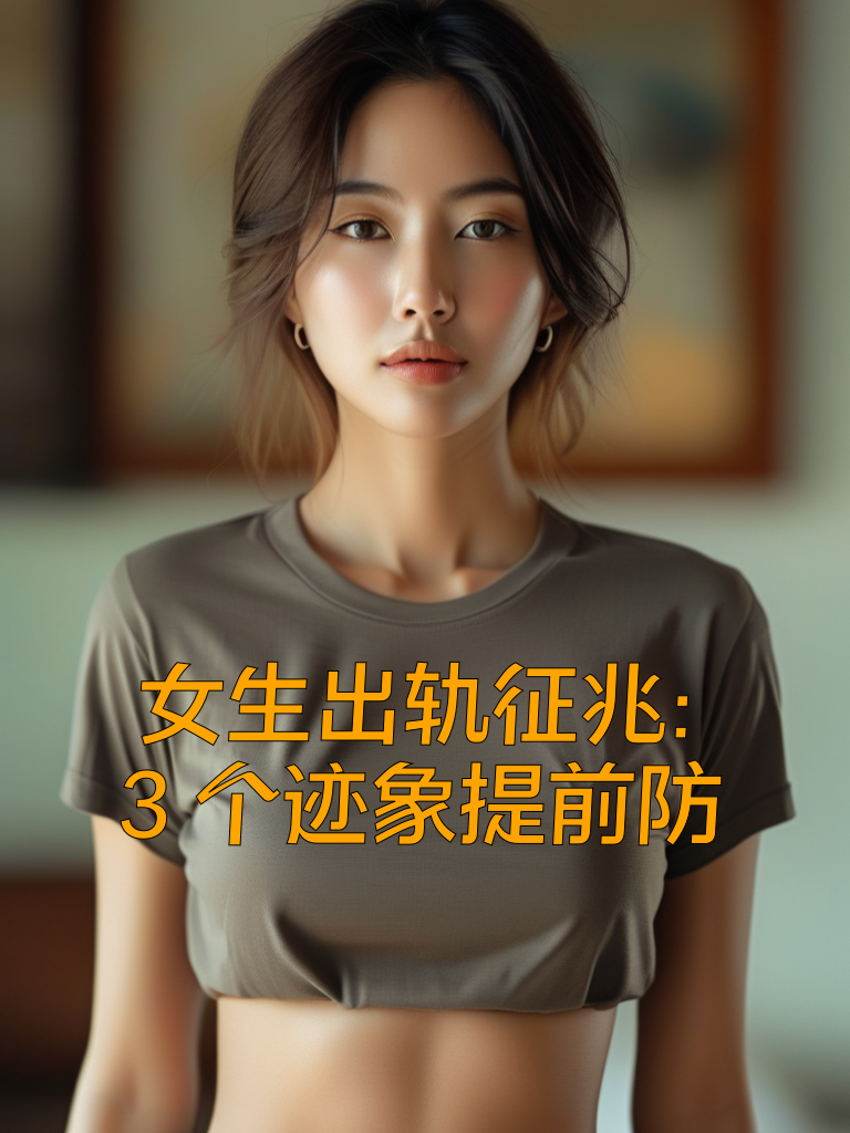 警惕！女生出轨的3个危险信号