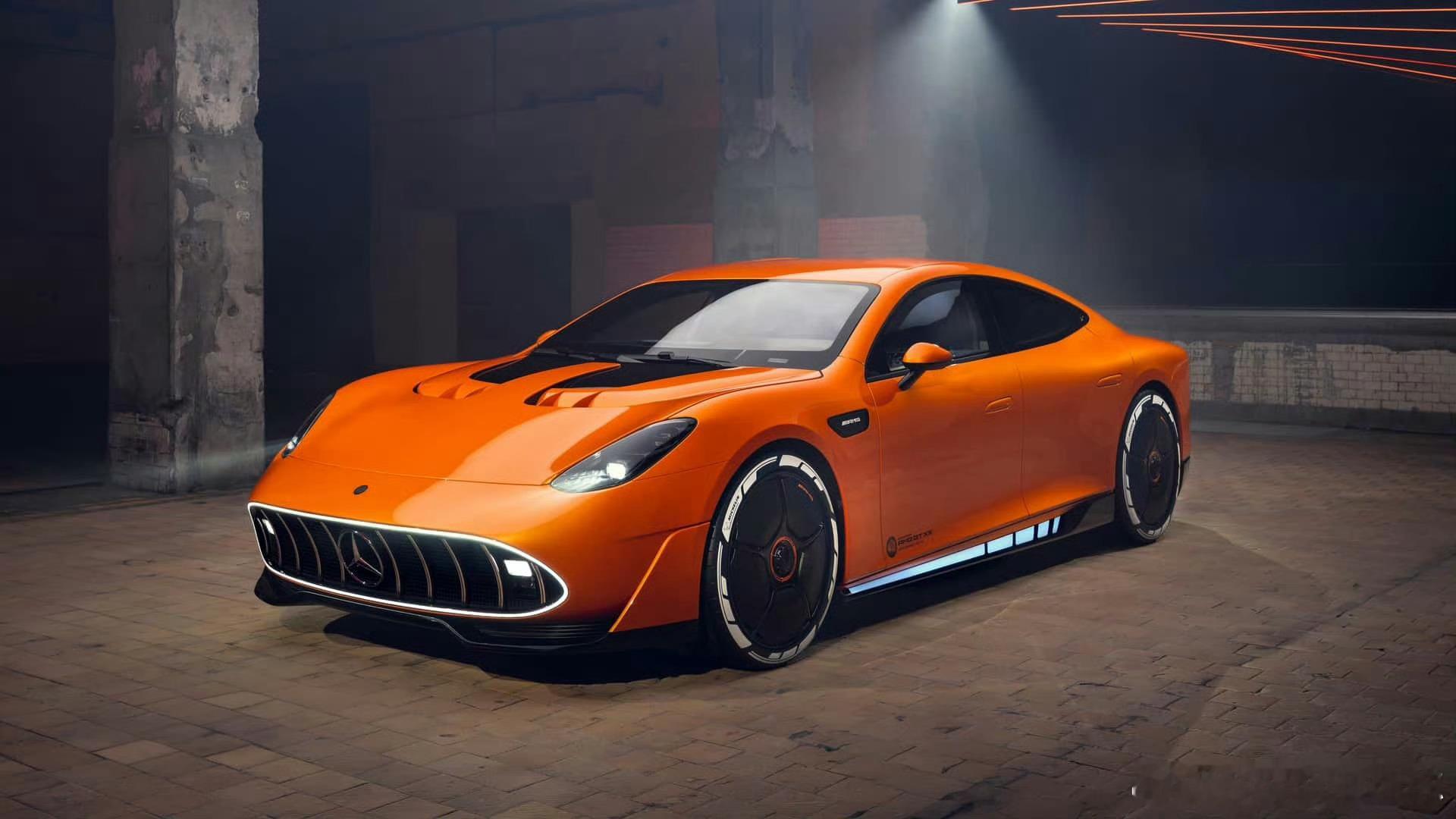 奔驰AMG GT XX对决比亚迪汉L