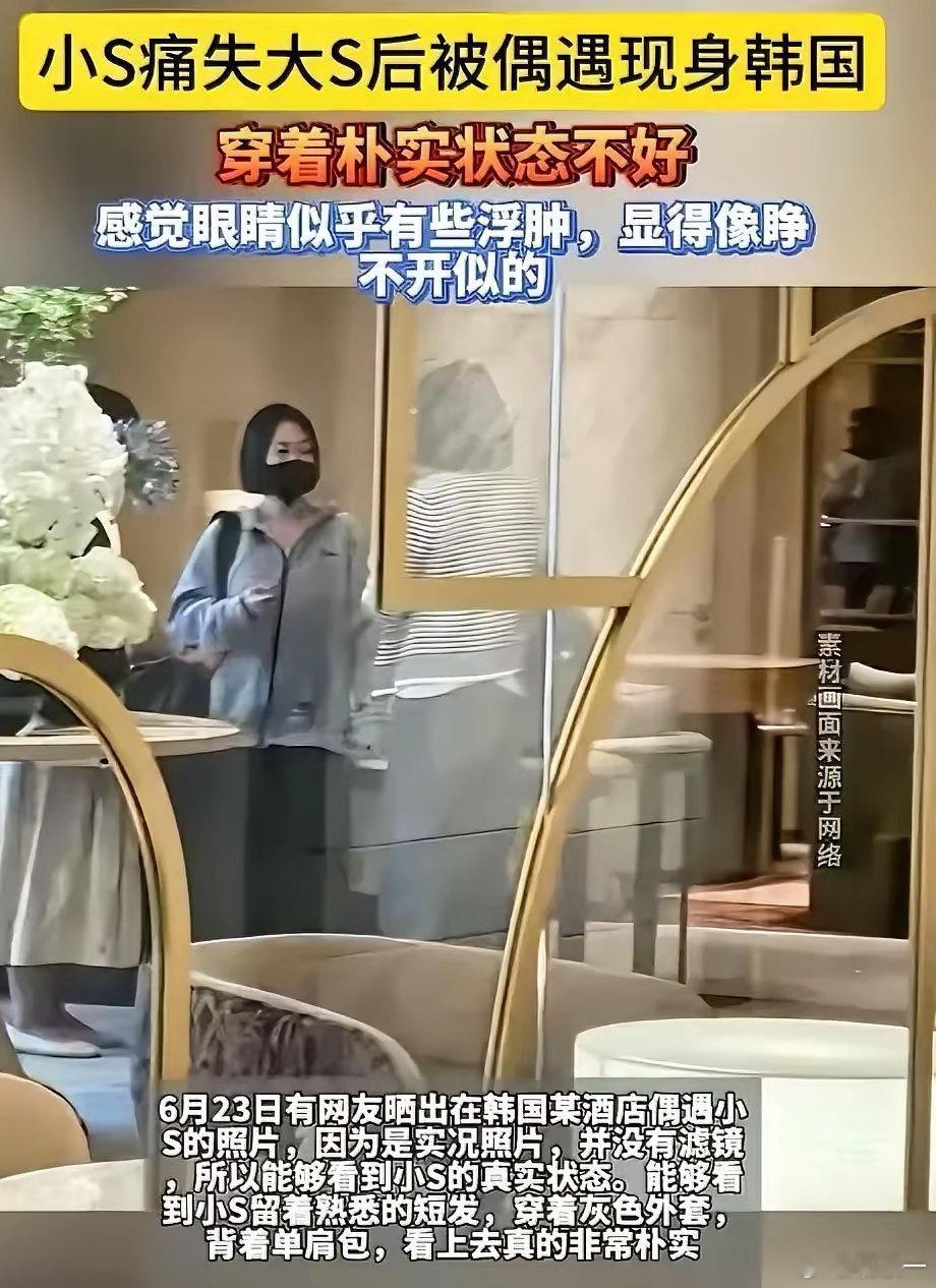 独家爆料！小S低调赴韩引猜测